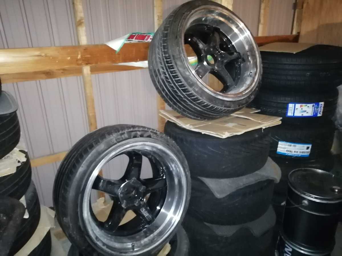 クリーブレーシング 18インチ10.5J＋15 NS-20 255/35R18 2本セット 