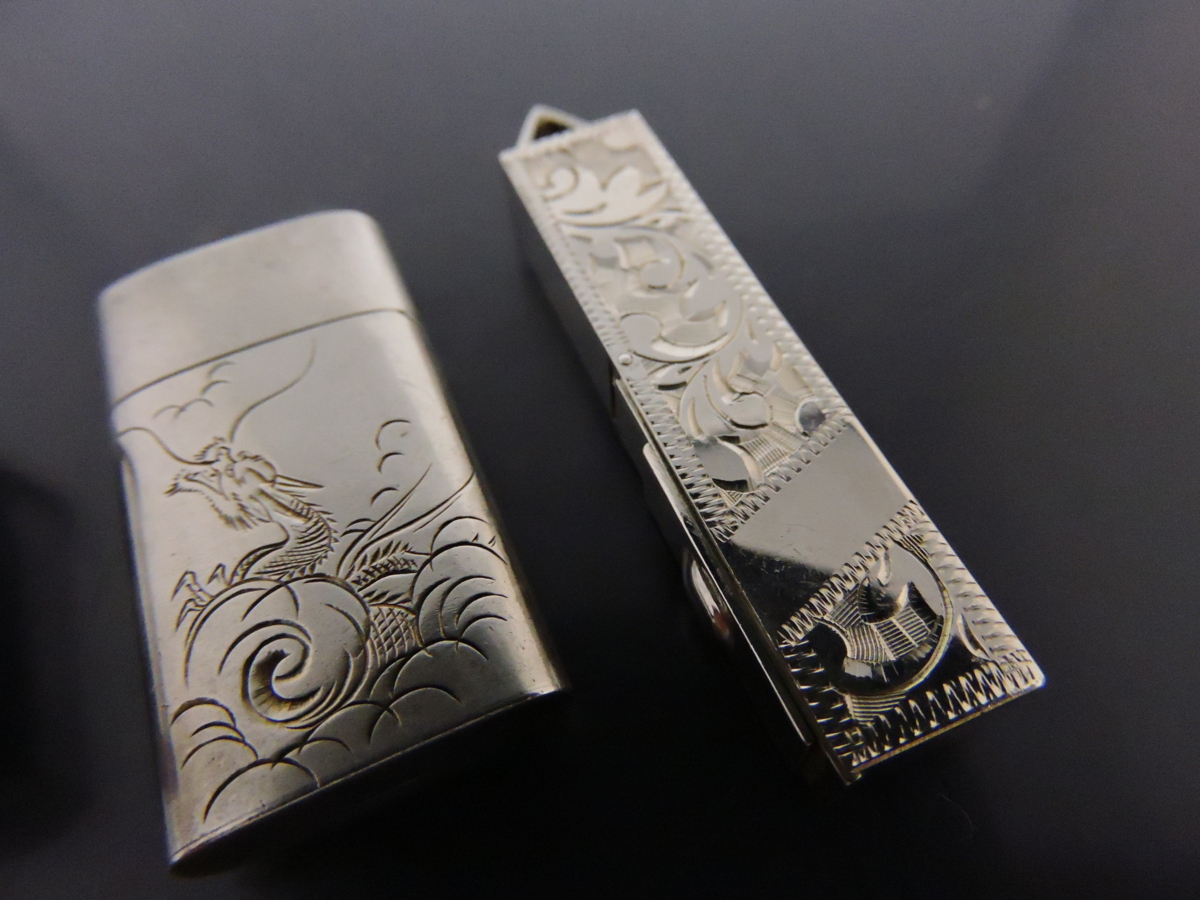 シルバー 銀製 ピルケース 仁丹ケース ニトロケース ペンダントトップ