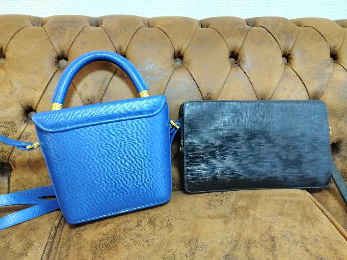 【美品】PHILIPPE CHARRIOL 2way ショルダーバッグ 2点セット】フィリップシャリオール/PHILIPPE CHARRIOL/2way