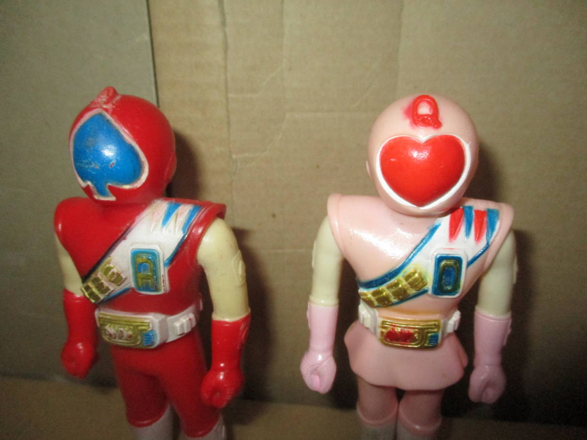 当時物マント付き！ ジャッカー電撃隊 ハートクイーン ソフビ ポピー
