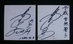 めぞん一刻 音無響子役 島本須美さん サイン色紙 Atlascorps Org