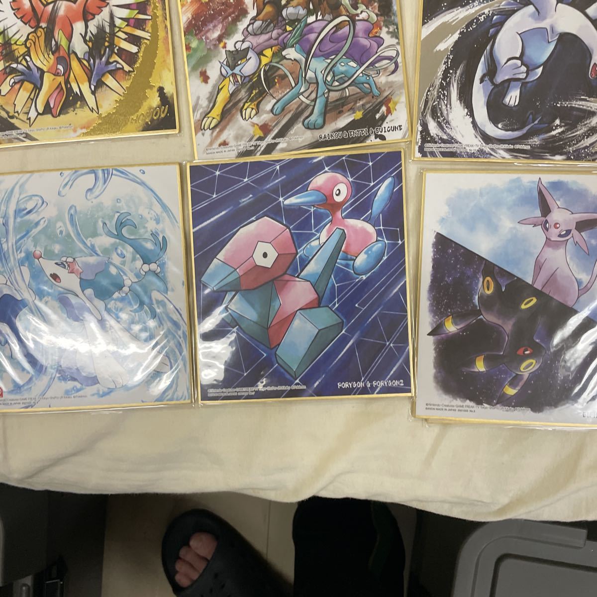 ART ポケモン色紙 箔押し 11種 まとめ売り(ポケットモンスター)｜売買 