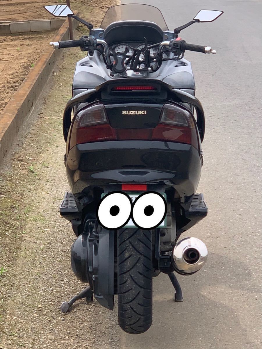 検2年付 Etc 快速ビックスクータースカイウェイブ 400cc ヨシムラマフラー 爆光hid Ck43a 251cc 400cc 売買されたオークション情報 Yahooの商品情報をアーカイブ公開 オークファン Aucfan Com