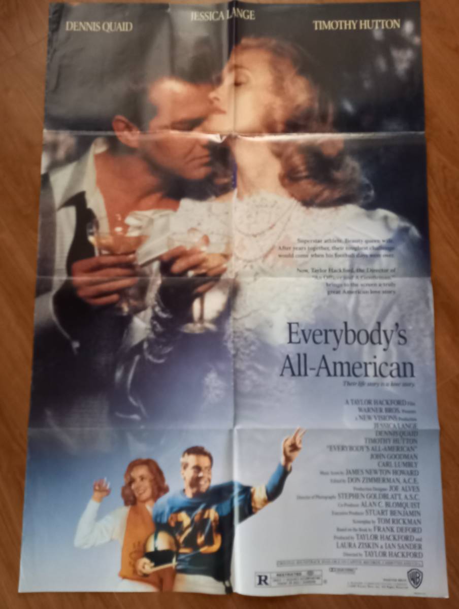 Usaオリジナル劇場用１シート テイラー ハックフォード ジェシカ ラング デニス クェイド 熱き愛に時は流れて その他 売買されたオークション情報 Yahooの商品情報をアーカイブ公開 オークファン Aucfan Com