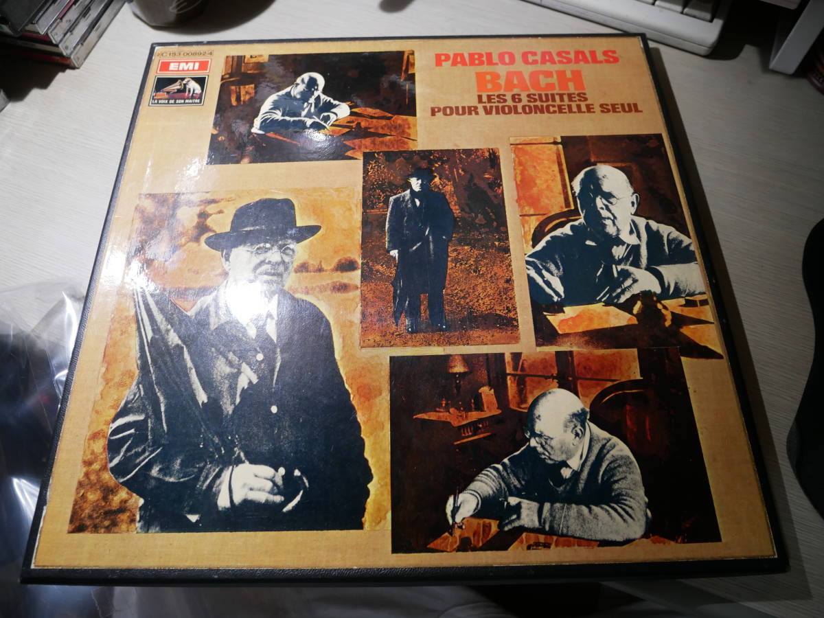 【お買い得，セール】 カザルスのバッハ無伴奏チェロ PABLO CASALS/BACH:LES 6 SUITES POUR VIOLONCELLE SEUL FRANCE/EMI-LVDSM:2C 153-00892/4 3LP BOX SET(器楽)｜売買されたオークション情報、yahooの商品情報をアーカイブ公開 - オークファ 器楽