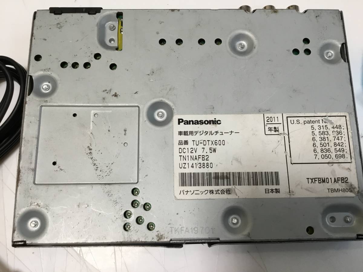 完動品 パナソニック TU-DTX600 4×4地デジチューナー フルセグ 車 