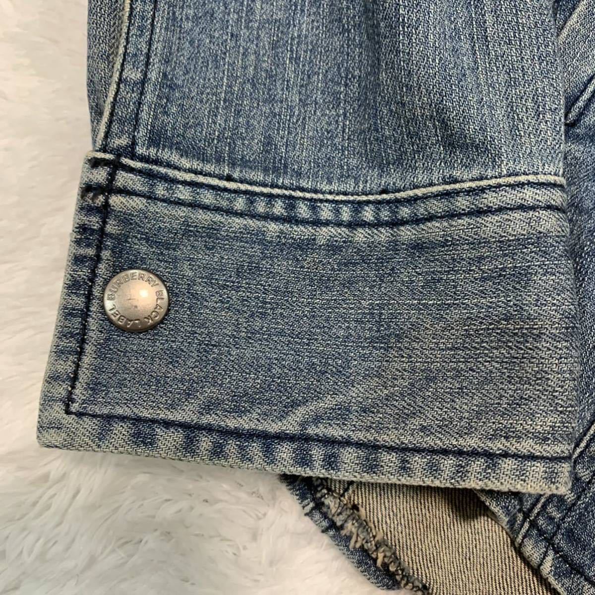 ② 美品 Mサイズ バーバリーブラックレーベル BURBERRY BLACK LABEL 