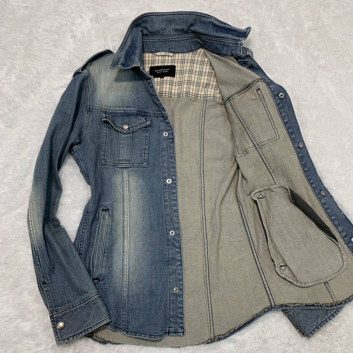 ② 美品 Mサイズ バーバリーブラックレーベル BURBERRY BLACK LABEL