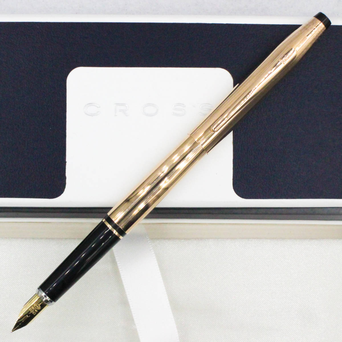 CROSS クロス 万年筆 14k 585 14金 美品 生産終了品 クロス センチュリー 14K金張（GOLD FILLED