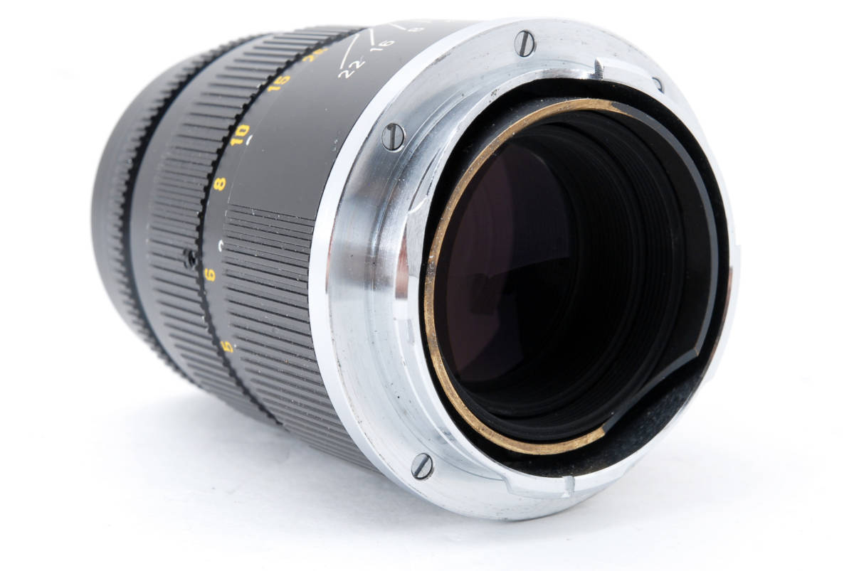 90mm Minolta M-Rokkor w⁄Hood* CLE Used MINOLTA M-ROKKOR 90mm F4 Lens