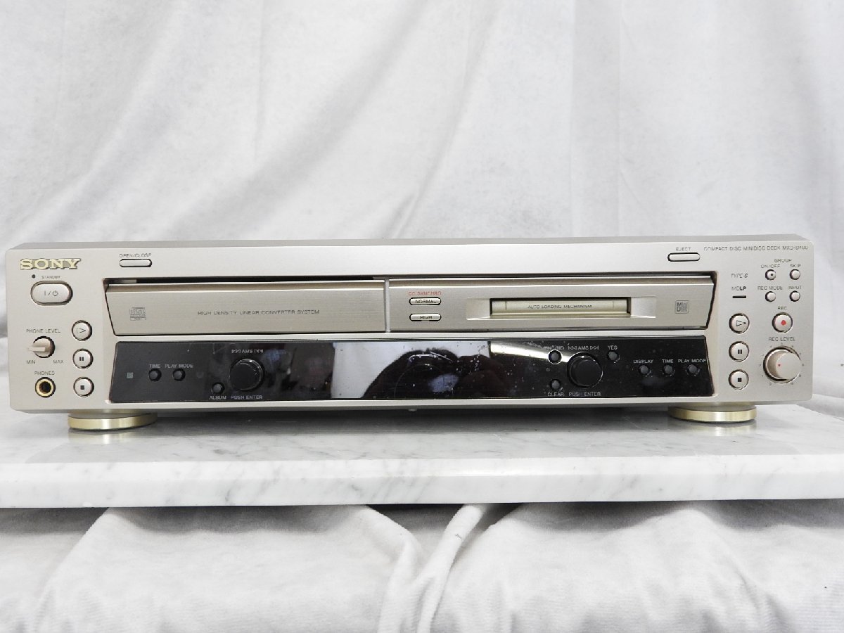 SONY MXD-D400 CD/MDレコーダー ジャンク MXD-D400 SONY ソニー Deck