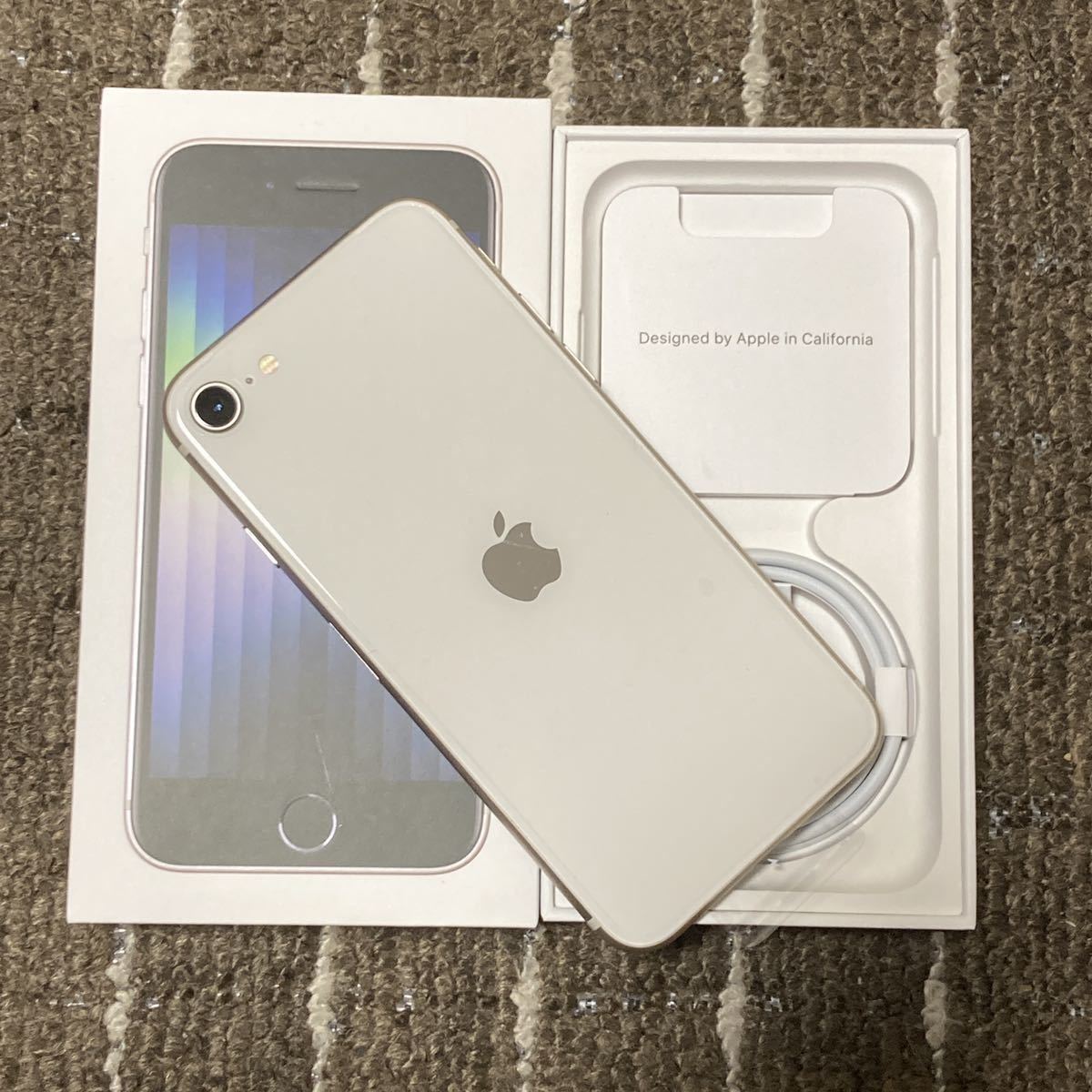 新品】iPhone SE○第3世代○128GB○SIMフリー○ホワイト 白 SIM
