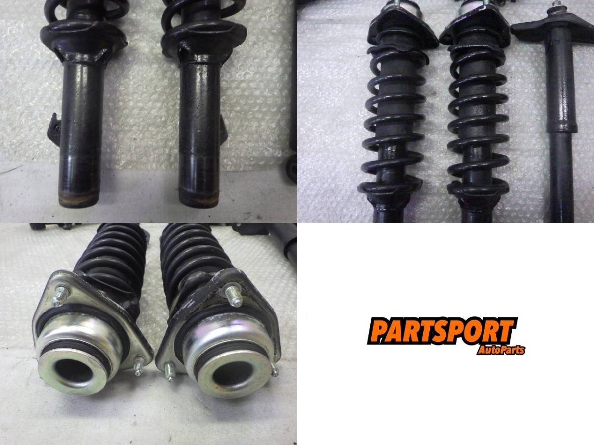 ★バモス ホビオ PRO HJ1★サスペンション 1台分 セット 純正 中古 ストラット 板バネ リーフスプリング ホンダ 2WD 5MT E07Z