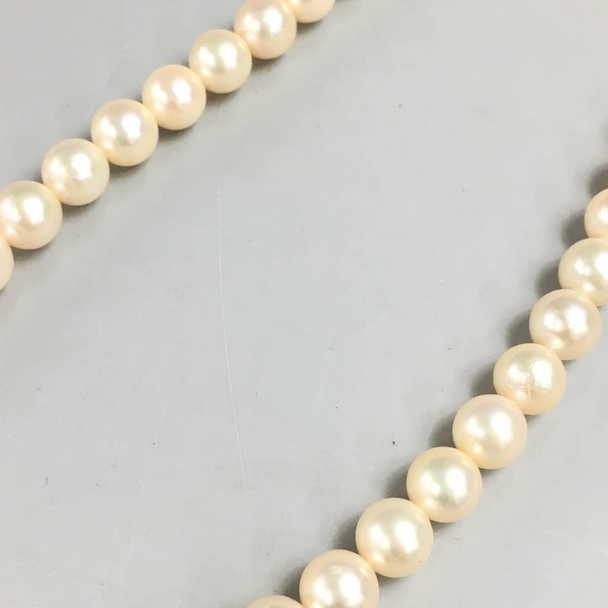 ☆C05325/Kintetsu/パール 真珠/ネックレス/留め具 SILVER シルバー 