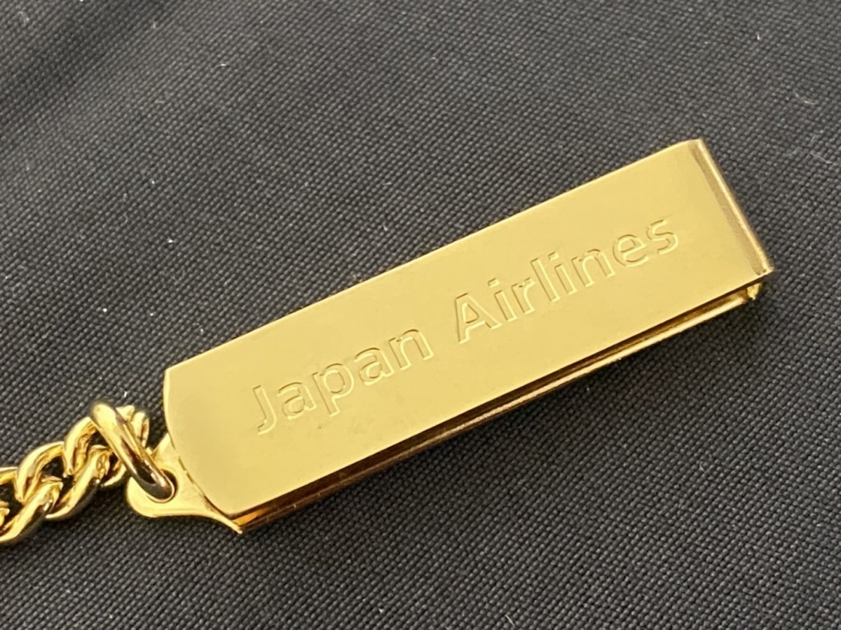 JAL ゴールド 懐中時計 チェーン付き 服部セイコー 限定品 日本航空 