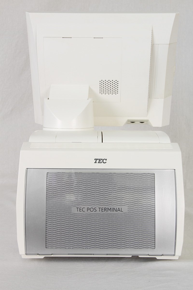 TEC レジ POSターミナル QT-100 ドロア タッチスキャナ 東芝テック