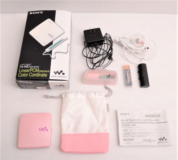 大得価，送料無料 N560M90E SONY ソニー ポータブルMDプレーヤー Hi-MDWALKMAN MZ-EH50 オーディオプレーヤー コレクション 現状品(再生専用)｜売買されたオークション情報、yahooの商品情報をアーカイブ公開 - オークフ 再生専用