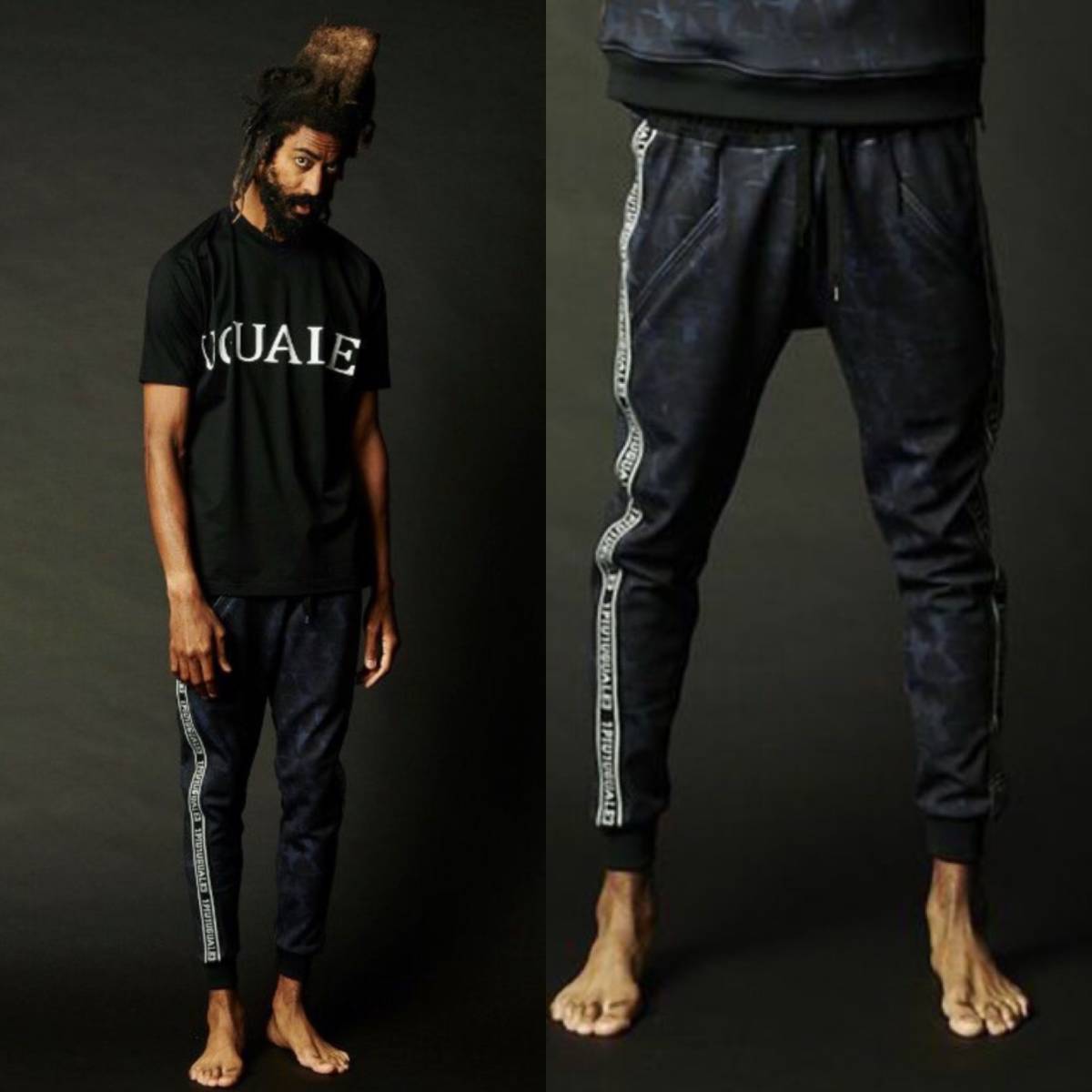 定価104500円 1piu1uguale3 ×RONE R[10] TRAINING RIB 113 LINE LOGO 