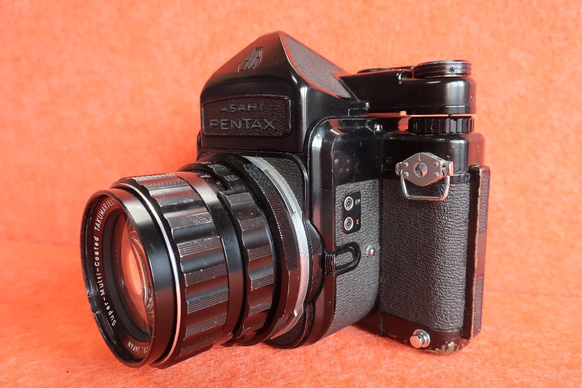 ASAHI PENTAX 6x7 中判カメラ 完動品 売り銀座 (A3) ASAHI PENTAX 6x7 1:2.4/105 Super Multi Coated アサヒ