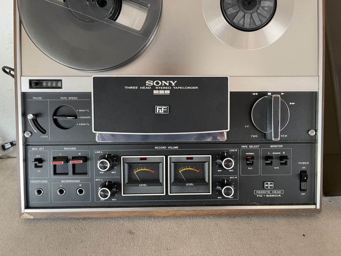 SONY sony TC-6360A THREE HEAD STEREO TAPECORDER オープンリール