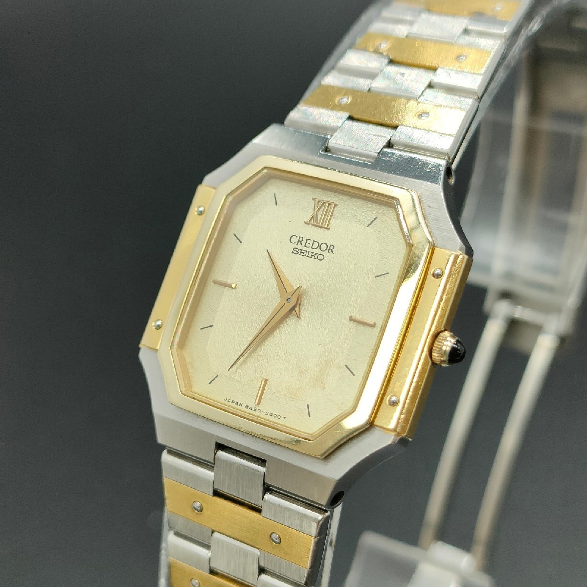 セイコー Seiko 腕時計 クレドール 14Kベゼル 8420-5360 レディース 