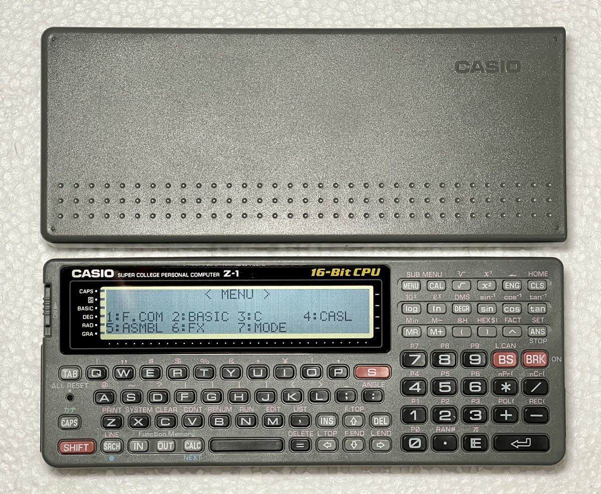 CASIO PB-100 ポケットコンピュータ 拡張メモリパック OR-1 つき