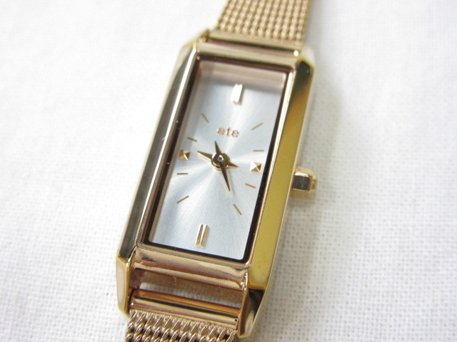エテ ファッション ete エテ 時計 ゴールド メッシュバンド