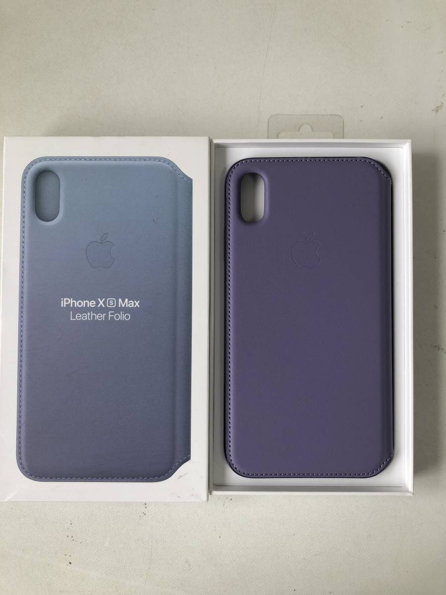 iPhone XS Apple純正レザーケース ライラック パープル｜アクセサリー 