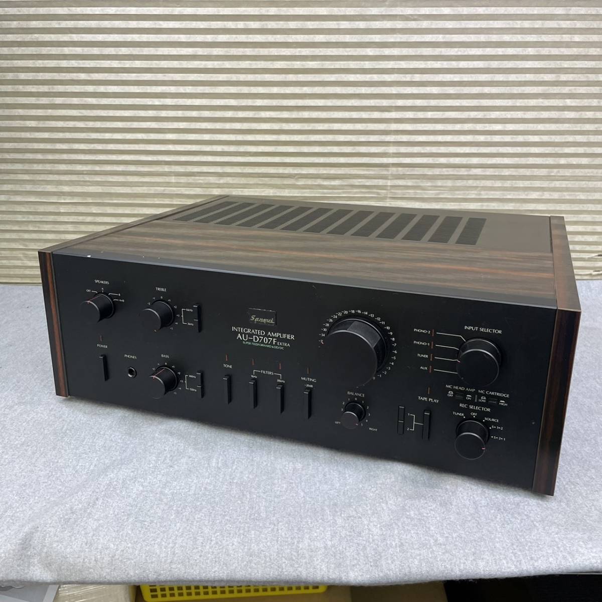 ○SANSUI○プリメインアンプ○AU-D707F EXTRA○山水○