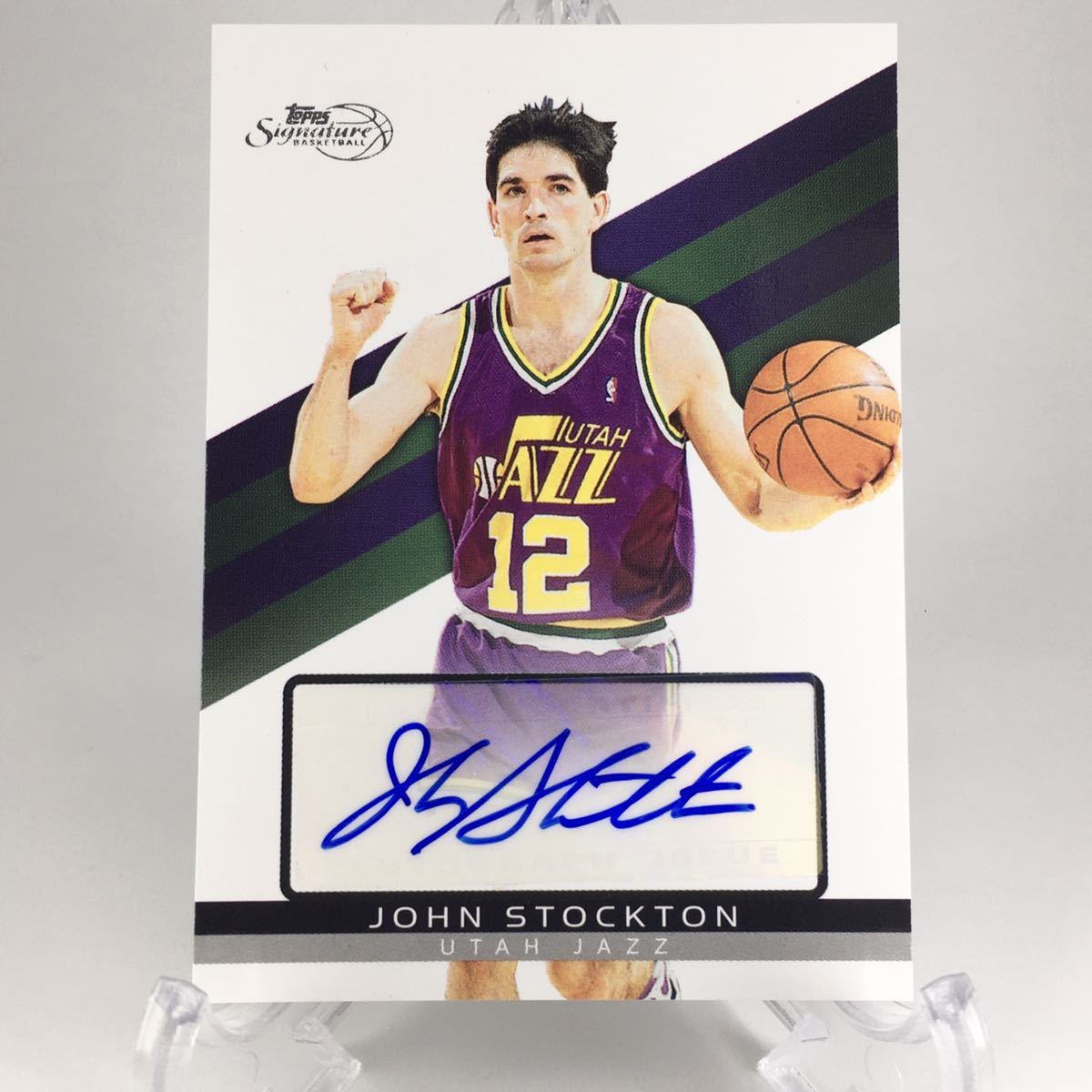 1円スタート☆限定676枚☆直筆サイン☆ジョン・ストックトン☆ 2009  