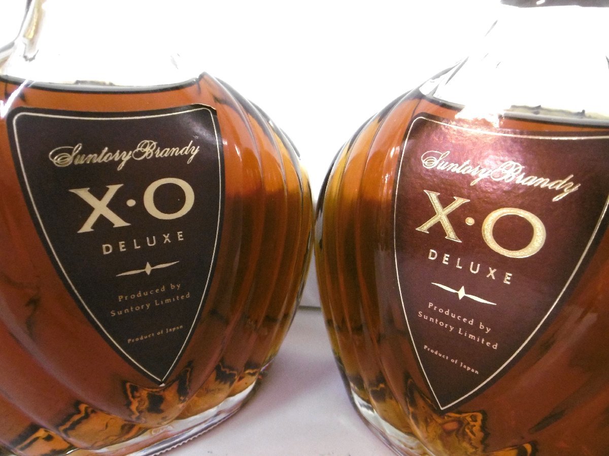 東京都内限定】 古酒 未開栓 4本セット SUNTORY サントリー XO DELUXE