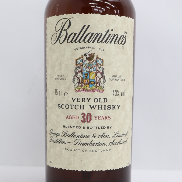 バランタイン 30年 ベリーオールド OLD VERY 金 Ballantine's