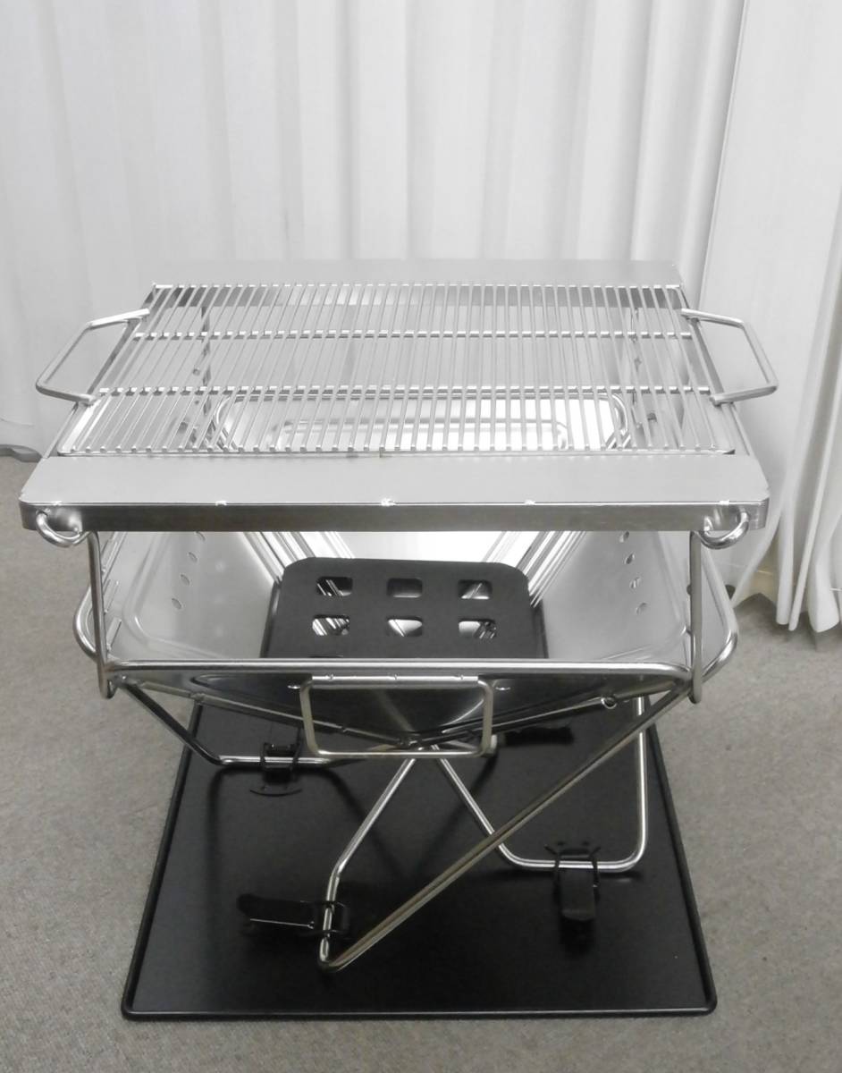 MoonLence 焚き火台 3段調整 ステンレス製 A610