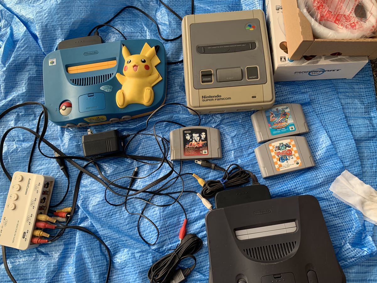 ピカチュウ版 ニンテンドー64 本体 スーパーファミコン 本体