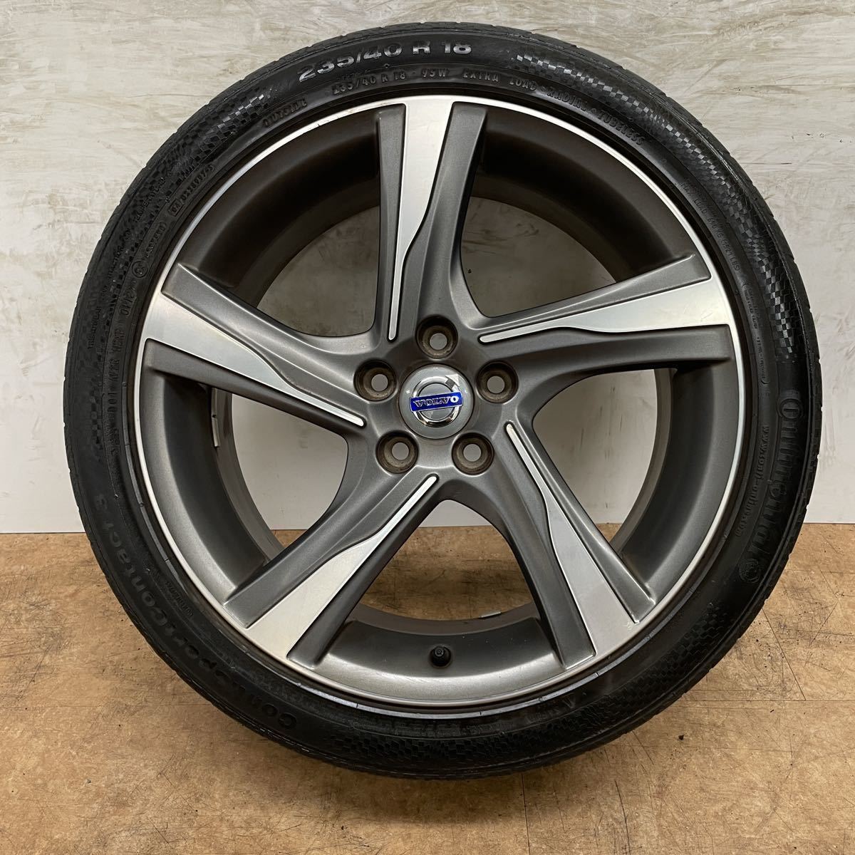 送料無料！BORBET製！ボルボ V60 S60 Rデザイン 純正 18インチ 8J +55