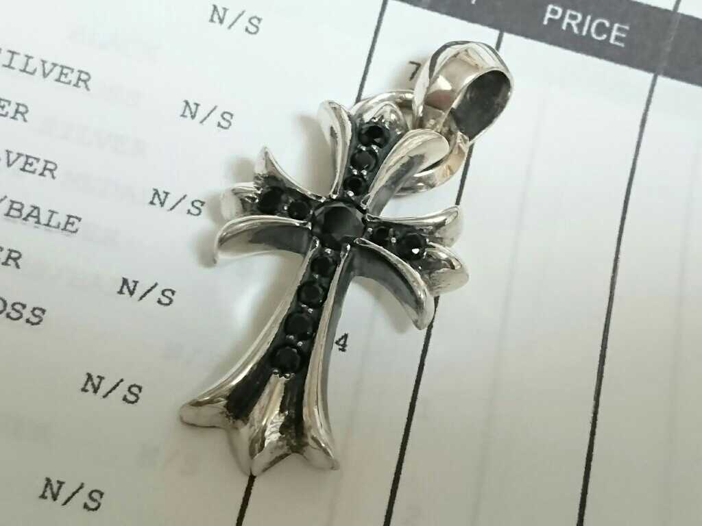 インボイス写し付属◇ クロムハーツ スモールCHクロスペンダント with 