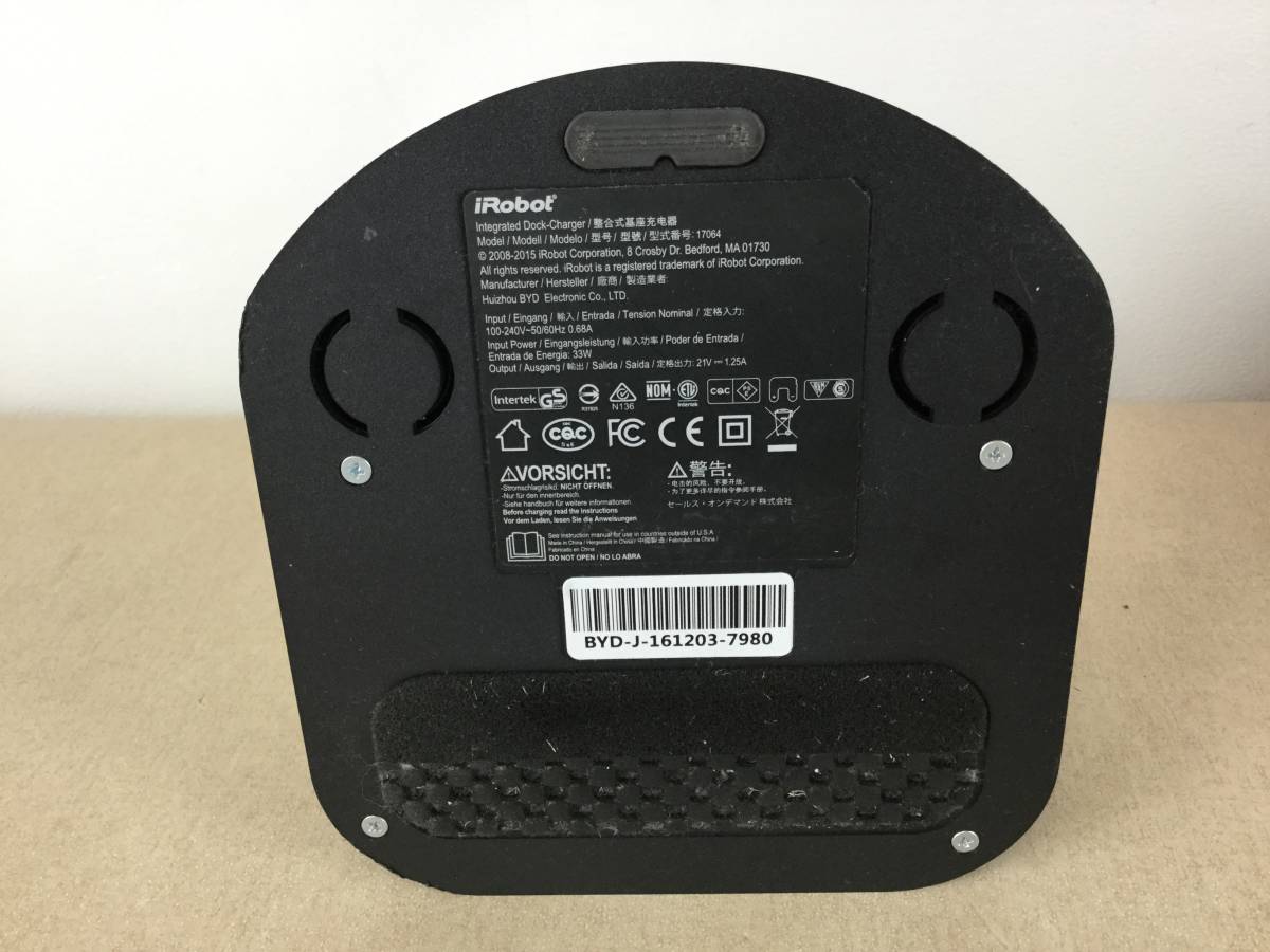 T6021☆iRobot Roomba 876/アイロボット ルンバ/ロボット掃除機/ホームベース(17064)/17年製 iRobot Roomba - Vaccum Robot 0