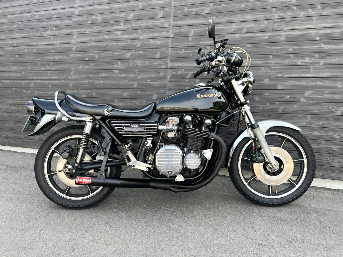 KAWASAKI Z750d-1 黒外装セット　黒豆 福岡発☆カワサキ 黒豆カスタム Z750D1 Z2 車台番号50番以内ド初期