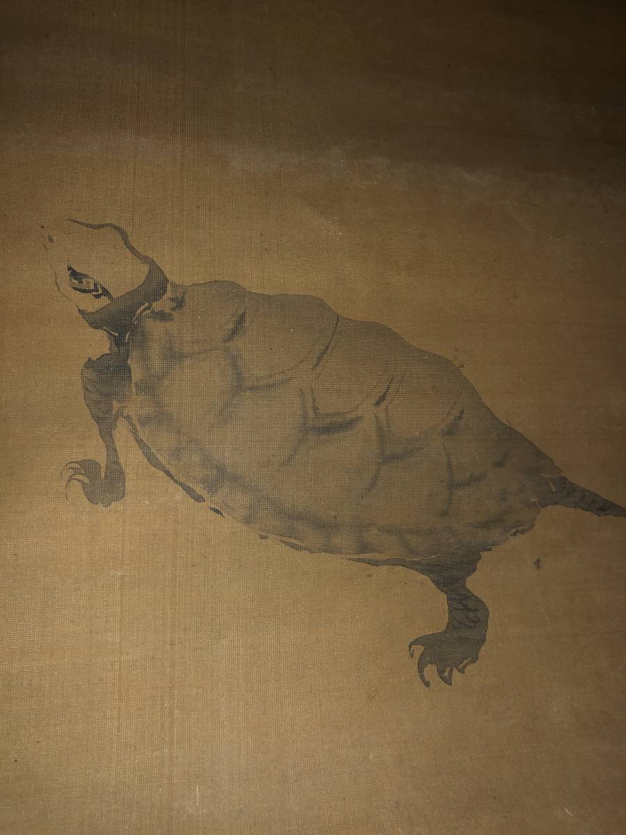 蔵出し★掛け軸★亀 画★落款・署名あり_2