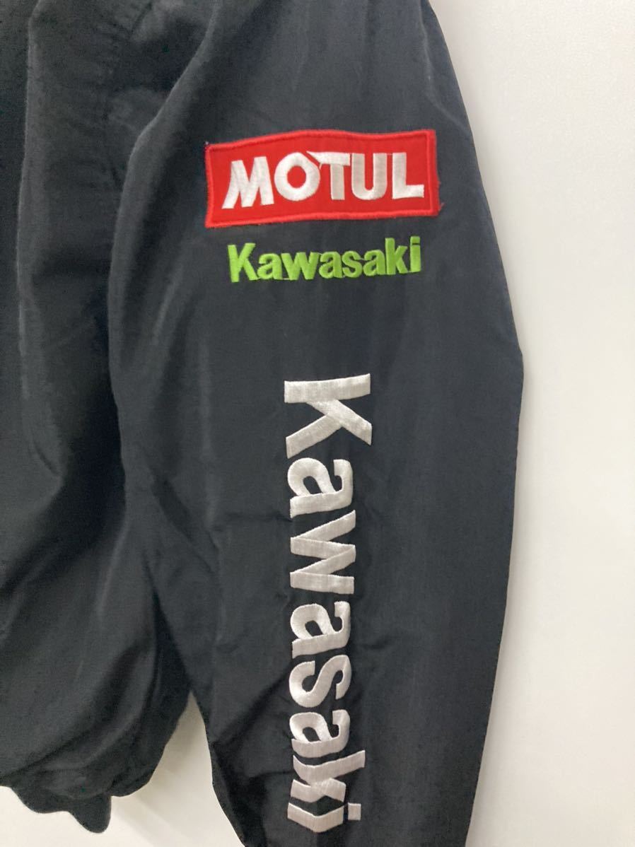 kawasaki カワサキ レーシング スポンサー刺繍 中綿入り ジャケット