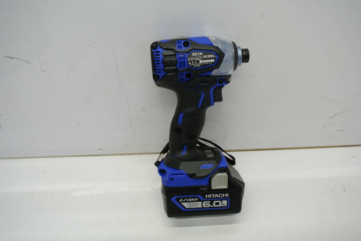 日立工機　（ハイコーキ）18Vコードレスインパクトドライバ　WH18DDL2　特別限定品ソリッドブルー展示未使用品_2