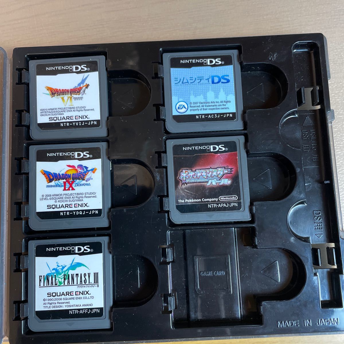 DSソフト DSカセット ドラクエ9 ドラクエ6 ファイナルファンタジー3  