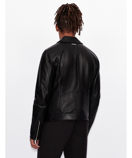 レザー ライダース メンズ JACKET 本革 BEAUTY&amp;YOUTH レザージャケット - TRACKER シーシーユー CCU 未使用 リューグー SH-71-C-SHEEP-4 LEATHER ラムレザーダブルライダース