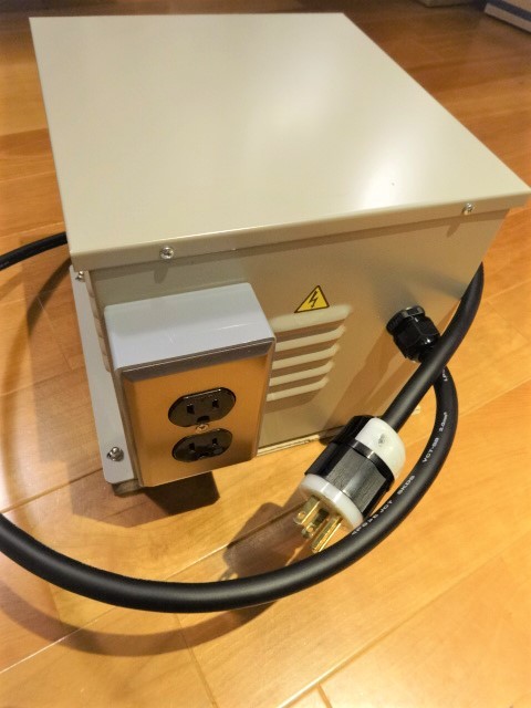 New☆ダウン＆アイソレーショントランス非メッキ200V電源仕様絶縁自作ノイズカット_6