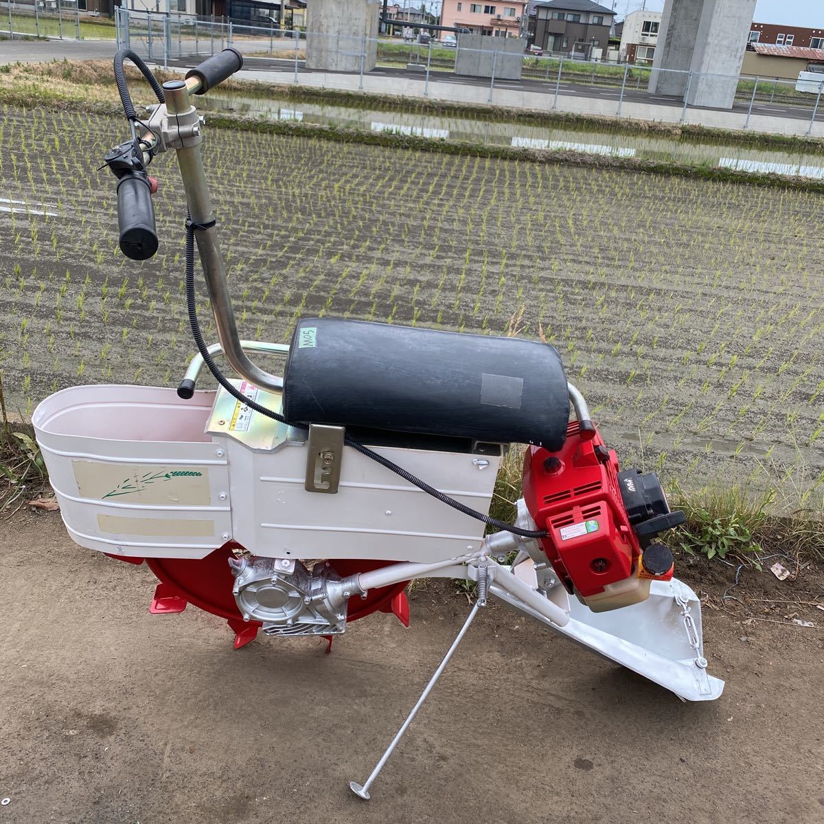 農業 丸山 田面ライダー、MKF-A430、乗用型溝切り機