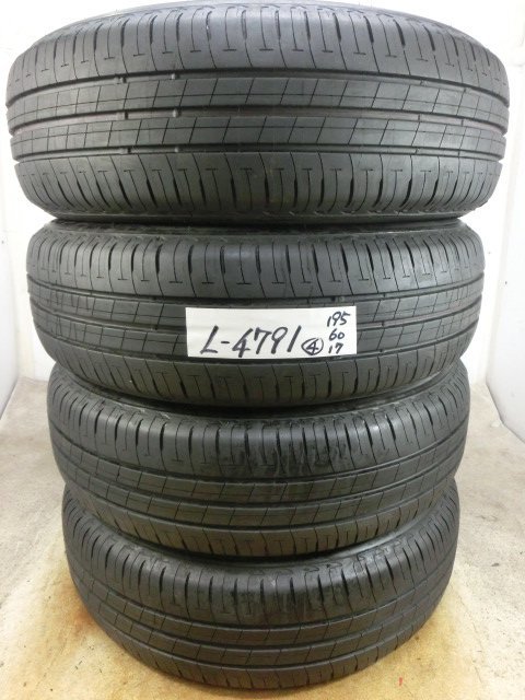 L-4791 新車外し 中古タイヤ ブリヂストン ECOPIA EP150 195/60R17 90H (4本)