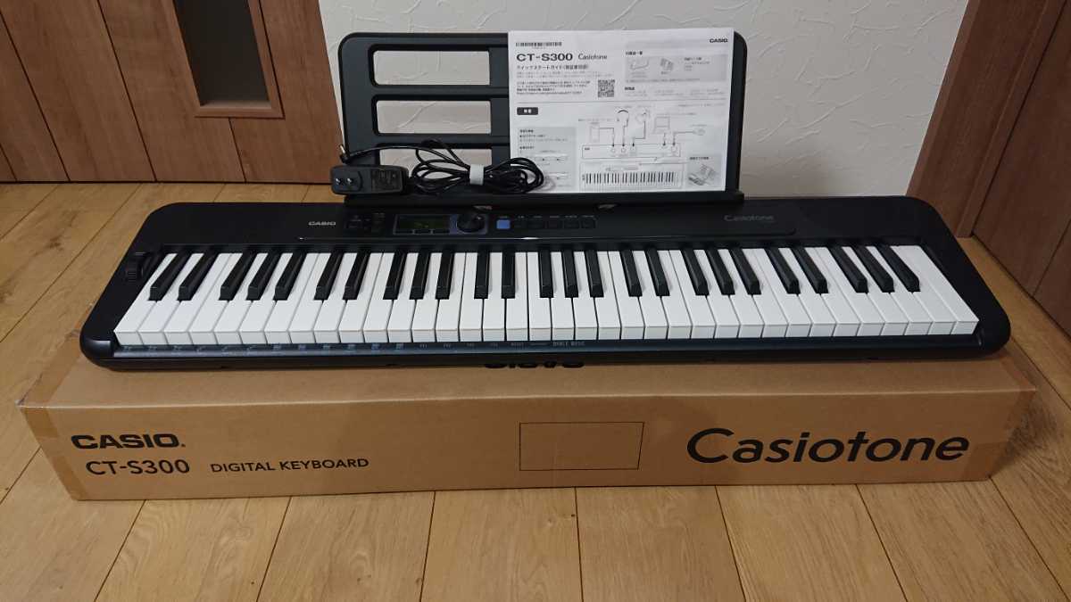 ！CASIO Casiotone CT-S300 キーボード　23年製 CASIO Casiotone CT-S300 キーボード 23年製 CASIO Casiotone CT-S300