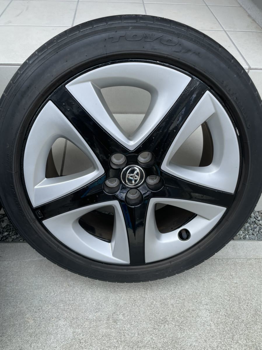 トヨタ 50プリウス 純正ホイール 17インチ7J+50 215/45R17 4本セット トヨタ 50プリウス 純正ホイール 17インチ7J+50 215/45R17 4本セット