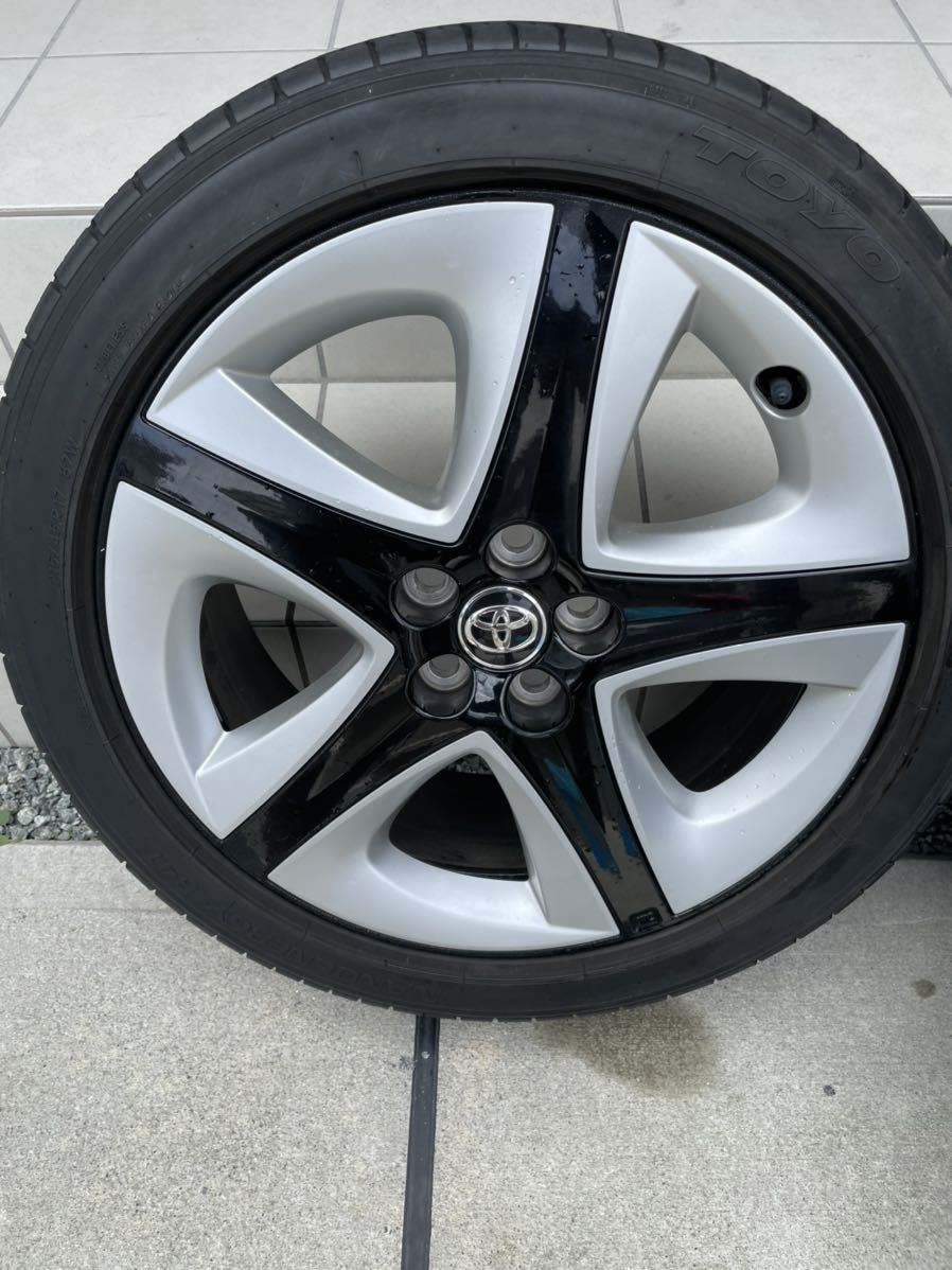トヨタ 50プリウス 純正ホイール 17インチ7J+50 215/45R17 4本セット