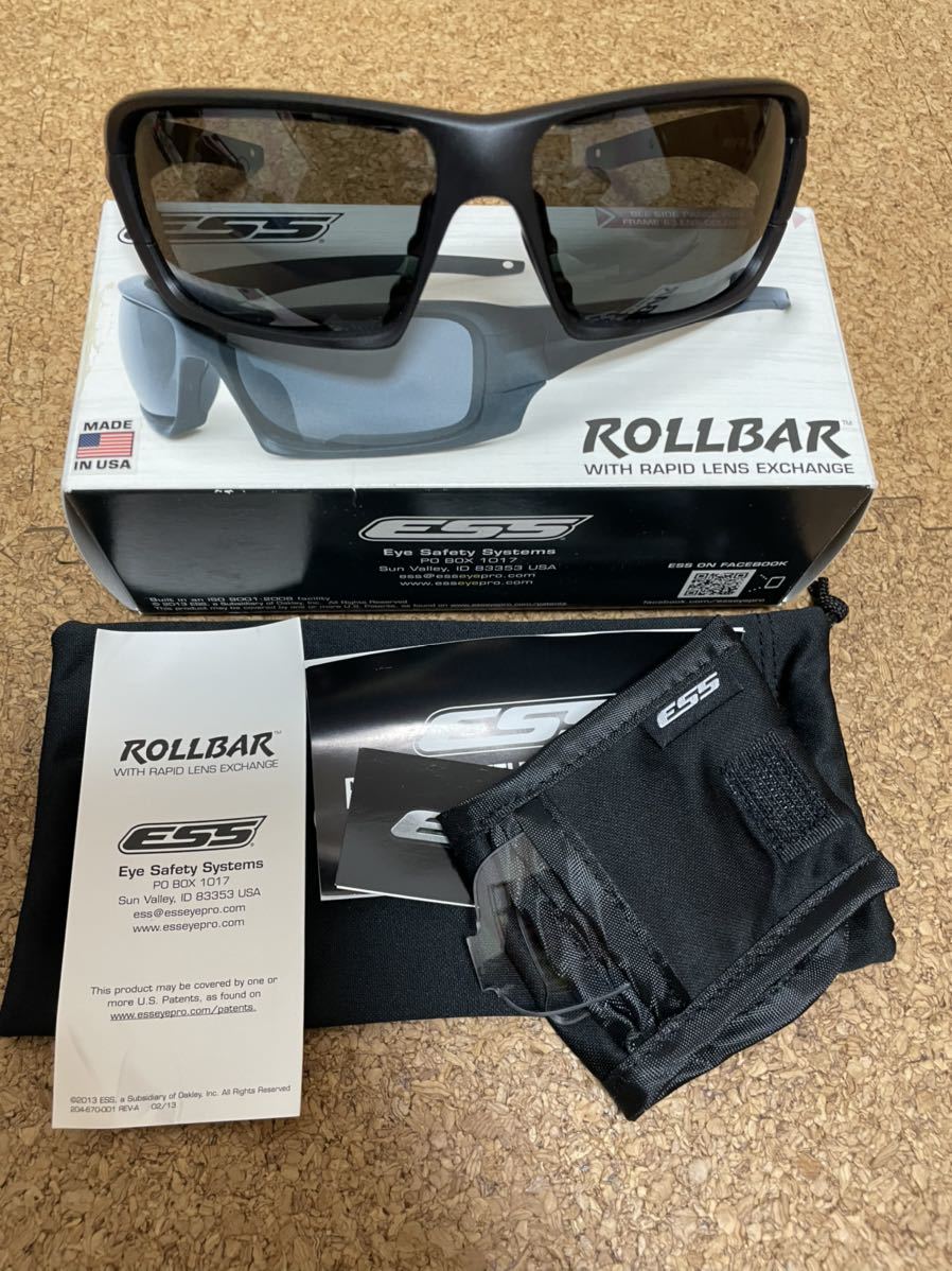 新品 ESS 正規品 ROLLBAR レンズ交換可モデル 交換レンズ付き